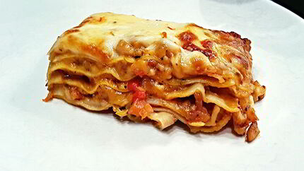 Лазанья с морепродуктами