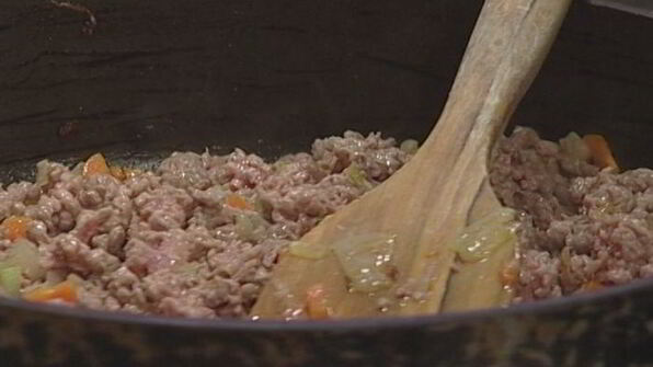 лазанья с соусом бешамель