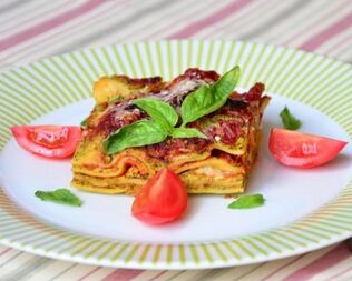 Лазанья с сыром