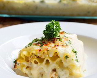 Лазанья с тунцом