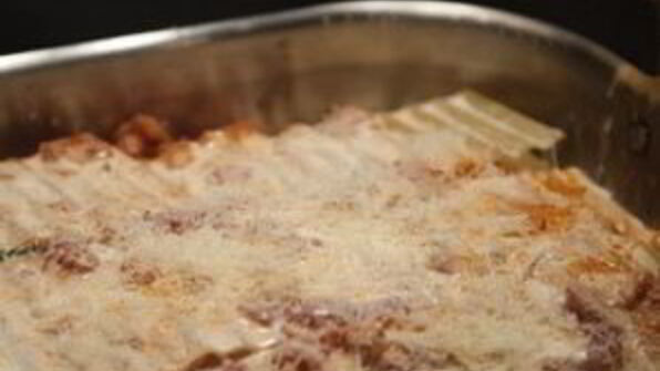 лазанья с ветчиной