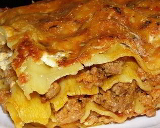 Лазанья со сметанным соусом