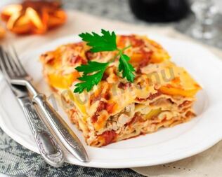 Лазанья вегетарианская