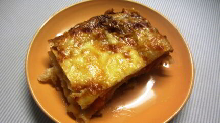 Ленивая лазанья с лавашом