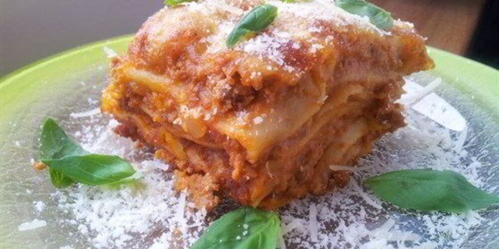 Рецепт мясной лазанья