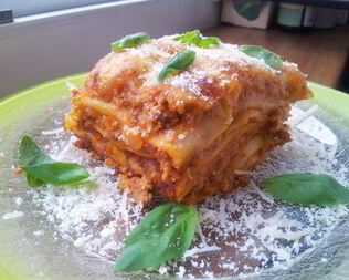 Мясная лазанья