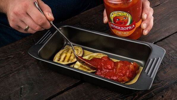 овощная лазанья с лечо