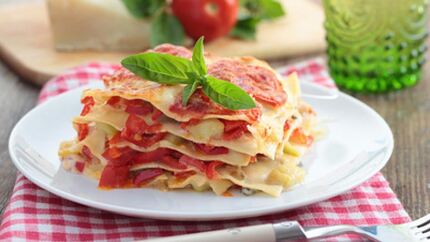 Овощная лазанья