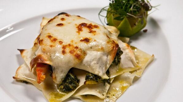 рыбная лазанья