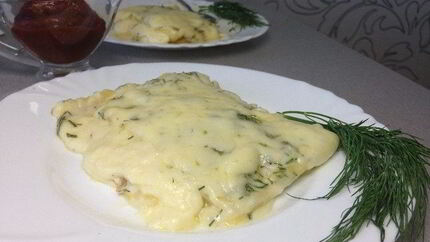 Сырная лазанья