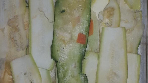 цуккинья с фаршем из кролика