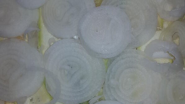 цуккинья с фаршем из кролика