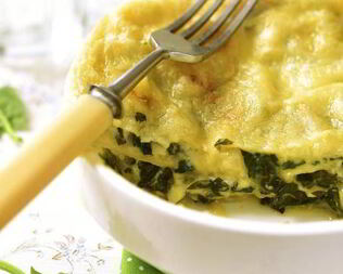 Весенняя лазанья со сливочным сыром