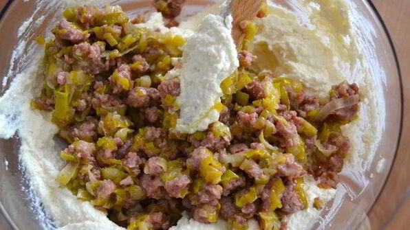 фаршированная запеченная паста