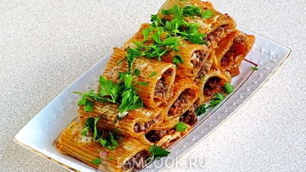 каннелони с грибами в мультиварке