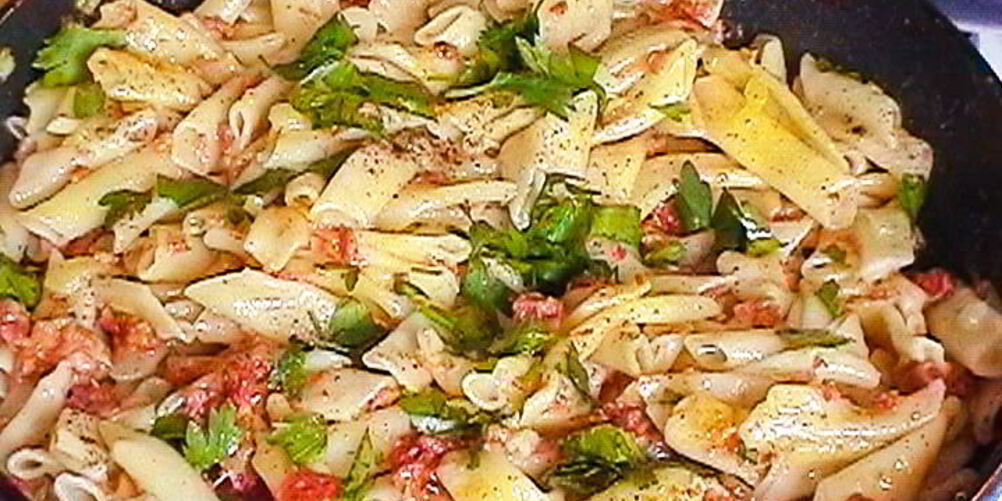 Рецепт макарон по-флотски