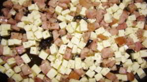 макароны с брынзой