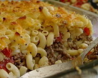 Макароны с фаршем в духовке