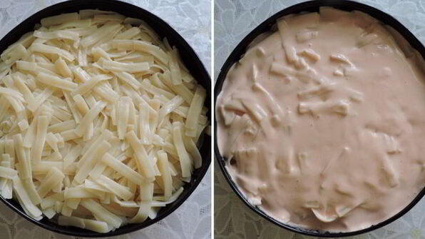 макароны с фаршем в духовке