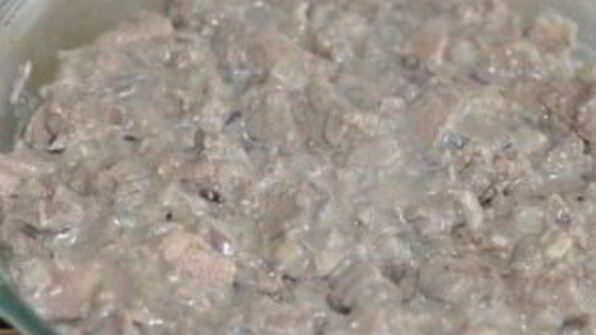 макароны с ливерной колбасой