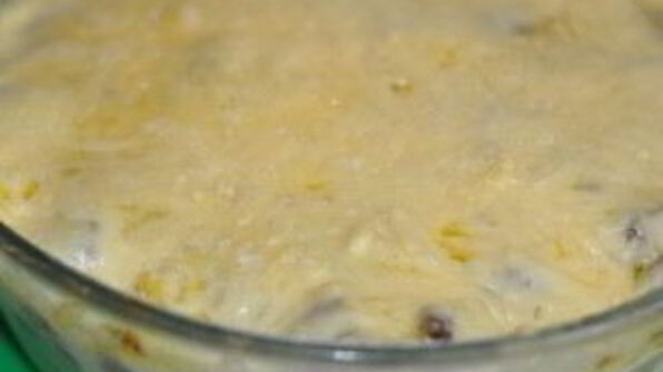 макароны с ливерной колбасой