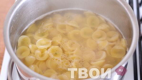 макароны с овощами