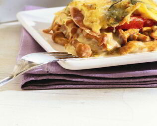 Макароны с яйцом в духовке