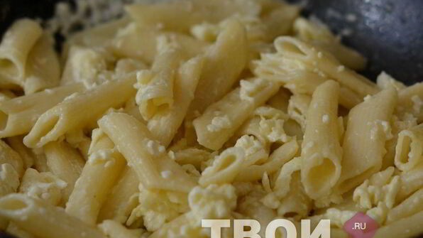макароны с яйцом