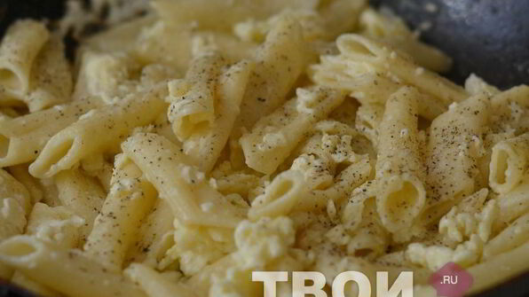 макароны с яйцом