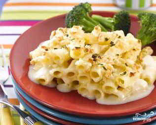 Макароны запеченные с сыром