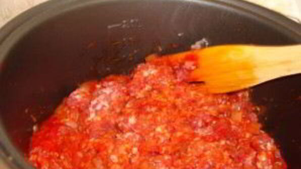 паста болоньезе в мультиварке