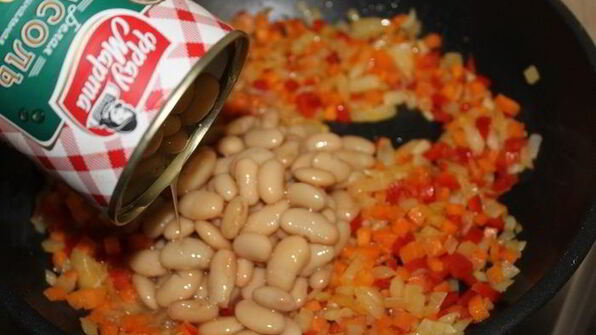 паста орекьетти с фасолью алла романо