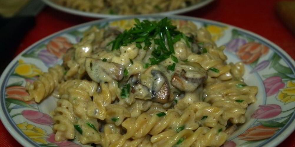 Рецепт пасты под сливочным соусом