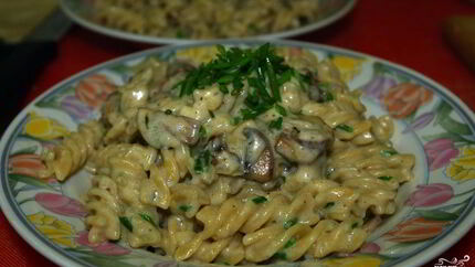 Паста под сливочным соусом