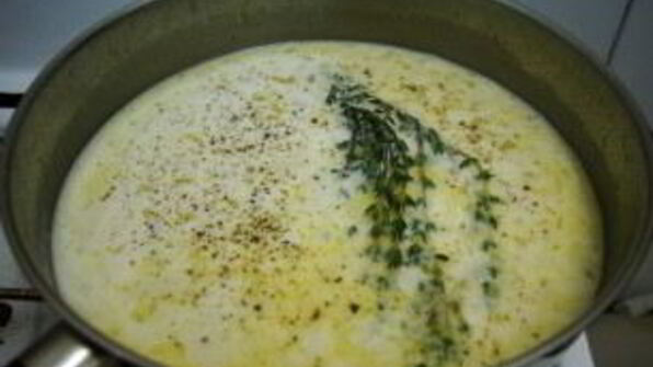 паста под сливочным соусом