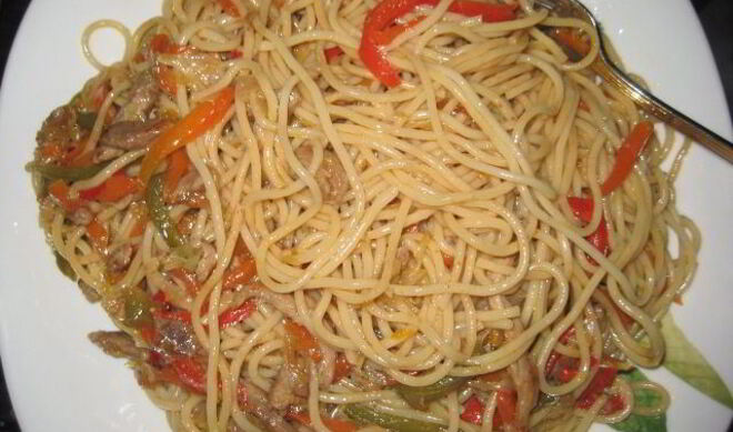 Паста с индейкой