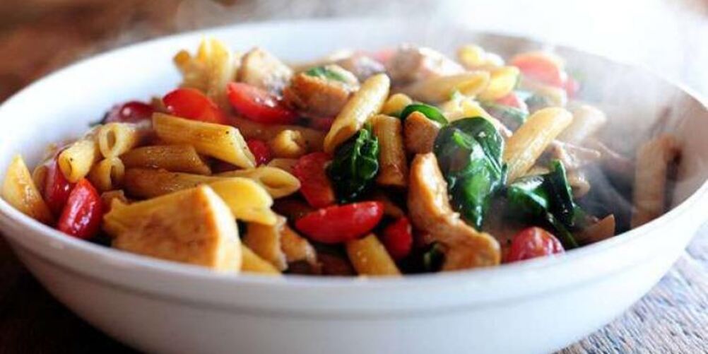 Рецепт пасты с курицей