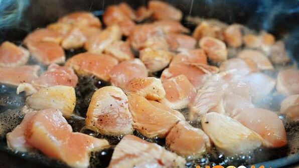 паста с курицей