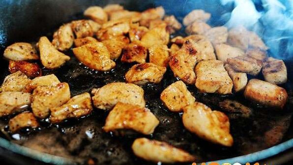 паста с курицей