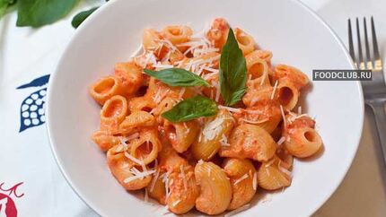 Паста со сливочным соусом