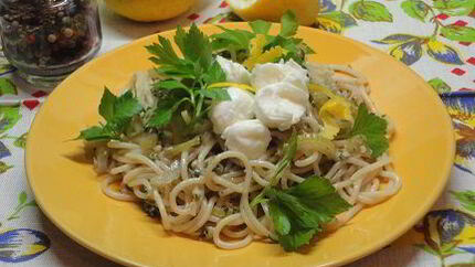 Спагетти с сельдереем