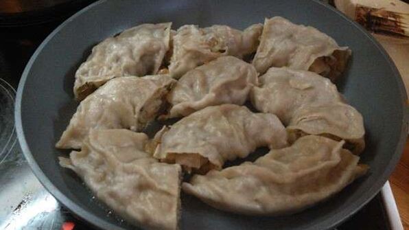 ханум с капустой и фаршем