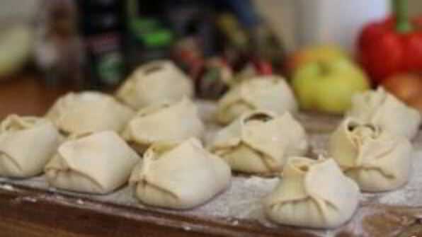 манты на пару