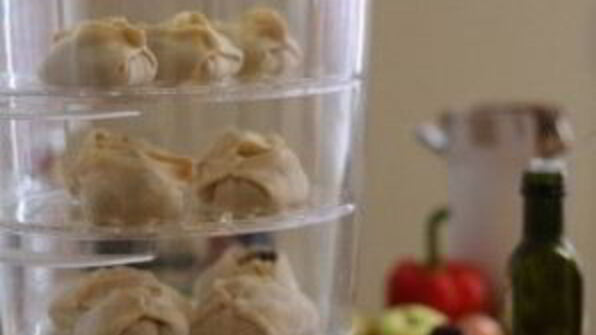 манты на пару