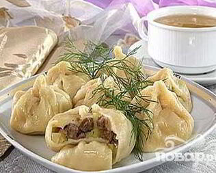 Манты с бараниной