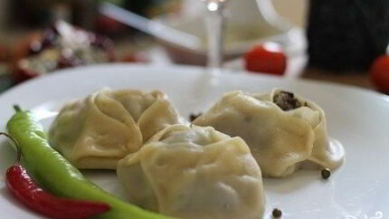 Манты с говядиной