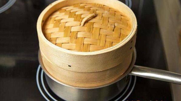 манты с грибами