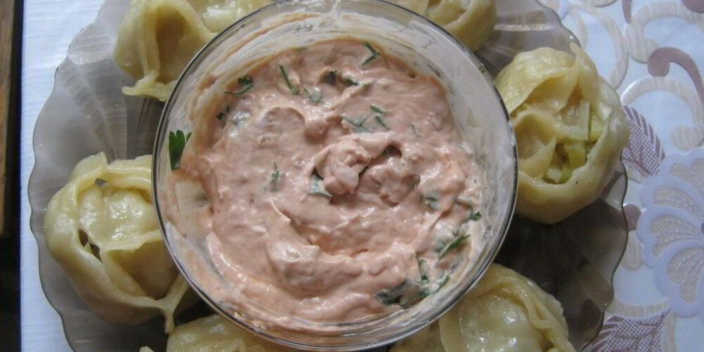 Рецепт мантов с картошкой и салом