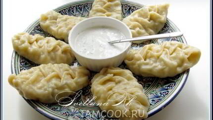 Манты с картошкой