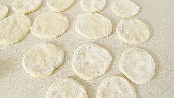 манты с картошкой